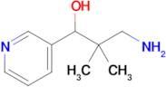 3-Amino-2,2-dimethyl-1-(pyridin-3-yl)propan-1-ol