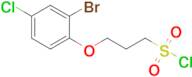 3-(2-Bromo-4-chlorophenoxy)propane-1-sulfonyl chloride