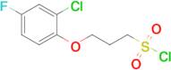 3-(2-Chloro-4-fluorophenoxy)propane-1-sulfonyl chloride