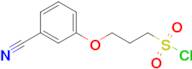 3-(3-Cyanophenoxy)propane-1-sulfonyl chloride