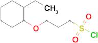 3-((2-Ethylcyclohexyl)oxy)propane-1-sulfonyl chloride