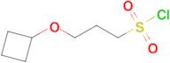 3-Cyclobutoxypropane-1-sulfonyl chloride