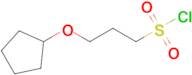 3-(Cyclopentyloxy)propane-1-sulfonyl chloride