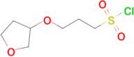 3-((Tetrahydrofuran-3-yl)oxy)propane-1-sulfonyl chloride