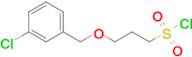 3-((3-Chlorobenzyl)oxy)propane-1-sulfonyl chloride