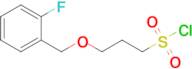 3-((2-Fluorobenzyl)oxy)propane-1-sulfonyl chloride