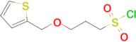 3-(Thiophen-2-ylmethoxy)propane-1-sulfonyl chloride