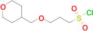 3-((Tetrahydro-2h-pyran-4-yl)methoxy)propane-1-sulfonyl chloride