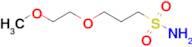 3-(2-Methoxyethoxy)propane-1-sulfonamide