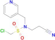 1-Chloro-n-(2-cyanoethyl)-n-(pyridin-3-ylmethyl)methanesulfonamide