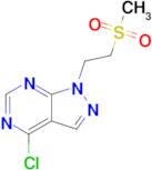 4-Chloro-1-(2-(methylsulfonyl)ethyl)-1h-pyrazolo[3,4-d]pyrimidine