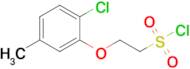 2-(2-Chloro-5-methylphenoxy)ethane-1-sulfonyl chloride