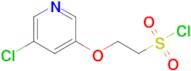 2-((5-Chloropyridin-3-yl)oxy)ethane-1-sulfonyl chloride