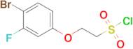 2-(4-Bromo-3-fluorophenoxy)ethane-1-sulfonyl chloride