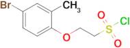 2-(4-Bromo-2-methylphenoxy)ethane-1-sulfonyl chloride