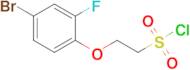 2-(4-Bromo-2-fluorophenoxy)ethane-1-sulfonyl chloride