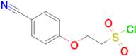2-(4-Cyanophenoxy)ethane-1-sulfonyl chloride