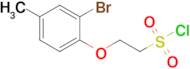 2-(2-Bromo-4-methylphenoxy)ethane-1-sulfonyl chloride