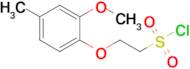 2-(2-Methoxy-4-methylphenoxy)ethane-1-sulfonyl chloride