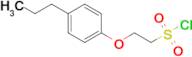 2-(4-Propylphenoxy)ethane-1-sulfonyl chloride