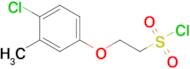 2-(4-Chloro-3-methylphenoxy)ethane-1-sulfonyl chloride