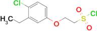 2-(4-Chloro-3-ethylphenoxy)ethane-1-sulfonyl chloride