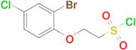 2-(2-Bromo-4-chlorophenoxy)ethane-1-sulfonyl chloride