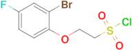 2-(2-Bromo-4-fluorophenoxy)ethane-1-sulfonyl chloride