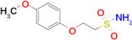 2-(4-Methoxyphenoxy)ethane-1-sulfonamide