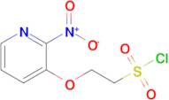 2-((2-Nitropyridin-3-yl)oxy)ethane-1-sulfonyl chloride