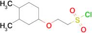 2-((3,4-Dimethylcyclohexyl)oxy)ethane-1-sulfonyl chloride