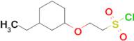 2-((3-Ethylcyclohexyl)oxy)ethane-1-sulfonyl chloride