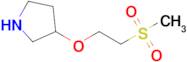 3-(2-(Methylsulfonyl)ethoxy)pyrrolidine