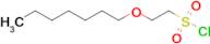 2-(Heptyloxy)ethane-1-sulfonyl chloride