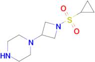 1-(1-(Cyclopropylsulfonyl)azetidin-3-yl)piperazine