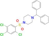 1-Benzhydryl-4-((2,4,5-trichlorophenyl)sulfonyl)piperazine