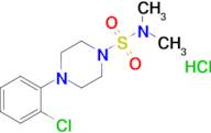 4-(2-Chlorophenyl)-n,n-dimethylpiperazine-1-sulfonamide hydrochloride