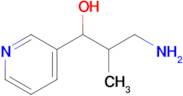 3-Amino-2-methyl-1-(pyridin-3-yl)propan-1-ol