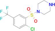 1-((2-Chloro-5-(trifluoromethyl)phenyl)sulfonyl)piperazine
