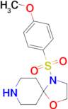 4-((4-Methoxyphenyl)sulfonyl)-1-oxa-4,8-diazaspiro[4.5]decane