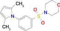 4-((3-(2,5-Dimethyl-1h-pyrrol-1-yl)phenyl)sulfonyl)morpholine