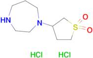 3-(1,4-Diazepan-1-yl)tetrahydrothiophene 1,1-dioxide dihydrochloride