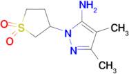 3-(5-Amino-3,4-dimethyl-1h-pyrazol-1-yl)tetrahydrothiophene 1,1-dioxide