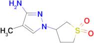 3-(3-Amino-4-methyl-1h-pyrazol-1-yl)tetrahydrothiophene 1,1-dioxide