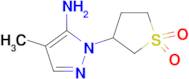 3-(5-Amino-4-methyl-1h-pyrazol-1-yl)tetrahydrothiophene 1,1-dioxide