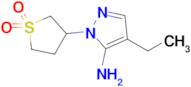 3-(5-Amino-4-ethyl-1h-pyrazol-1-yl)tetrahydrothiophene 1,1-dioxide