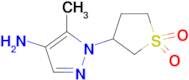 3-(4-Amino-5-methyl-1h-pyrazol-1-yl)tetrahydrothiophene 1,1-dioxide