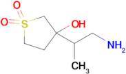 3-(1-Aminopropan-2-yl)-3-hydroxytetrahydrothiophene 1,1-dioxide