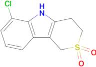 6-Chloro-1,3,4,5-tetrahydrothiopyrano[4,3-b]indole 2,2-dioxide