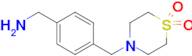 4-(4-(Aminomethyl)benzyl)thiomorpholine 1,1-dioxide